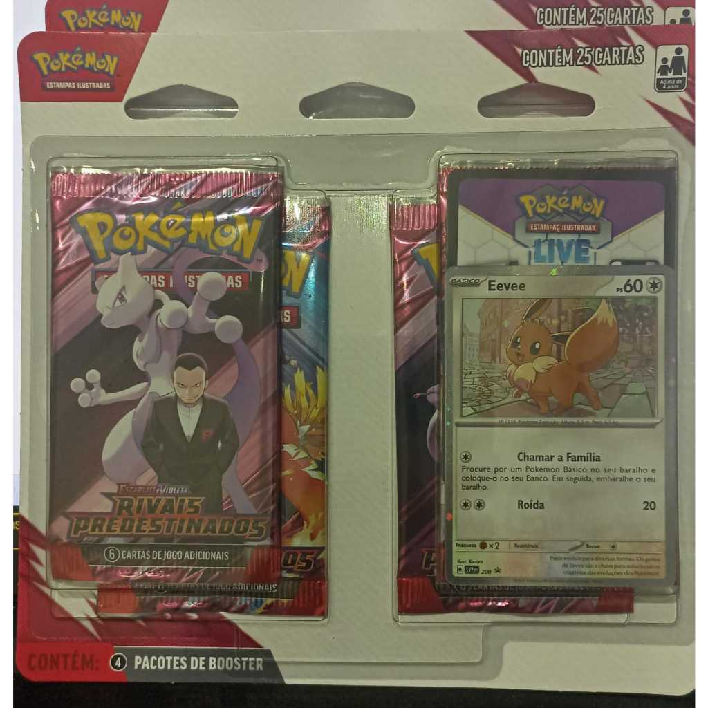 rivais predestinados Eevee quadruplos