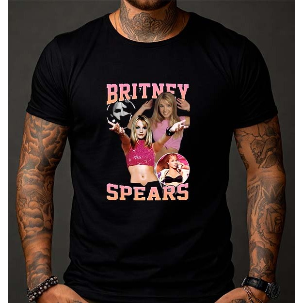 Camiseta Camisa Blusa Britney Spears Cantora Pop Lançamento Premium 100% Algodão Maculino e Feminino