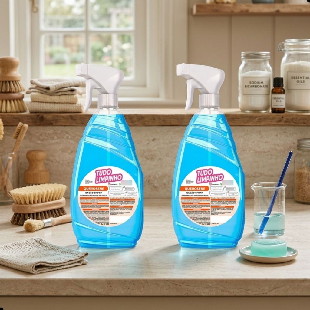 Kit 2 Uni Sabão Spray Querosene da Tudo Limpinho - 500ml Cada