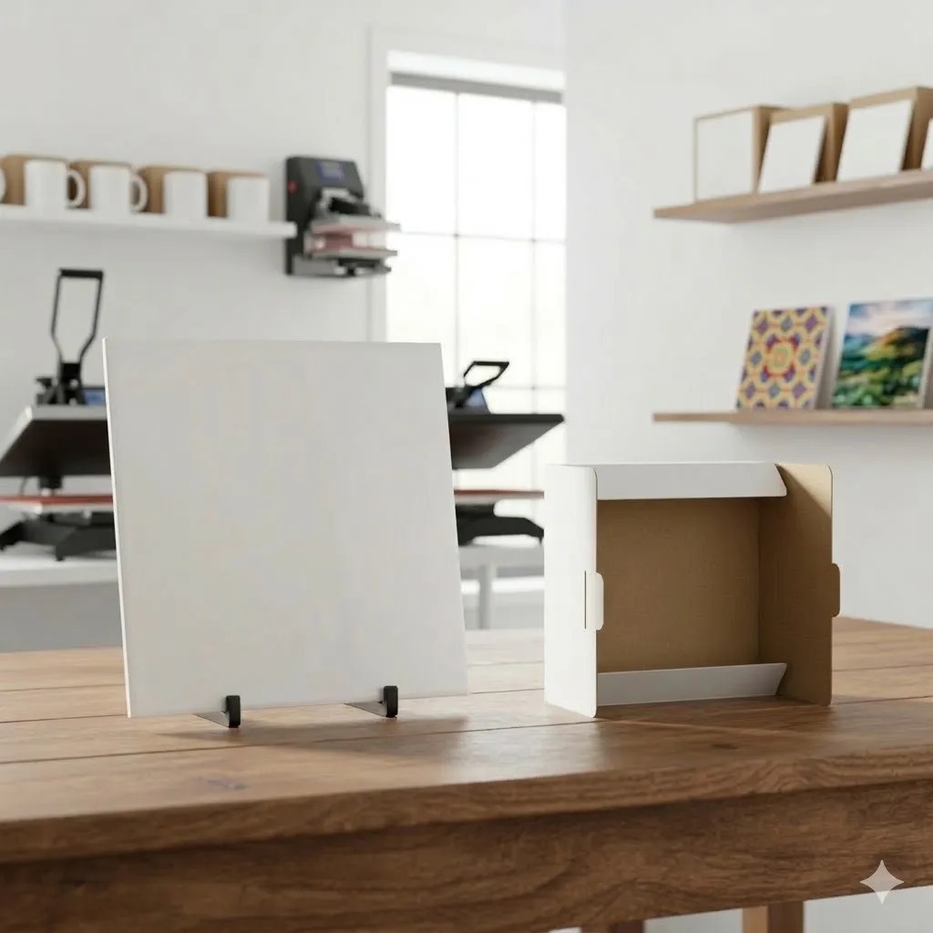 Kit 10 Azulejo Sublimação Eliane 20x20 Suportes E Caixinhas .