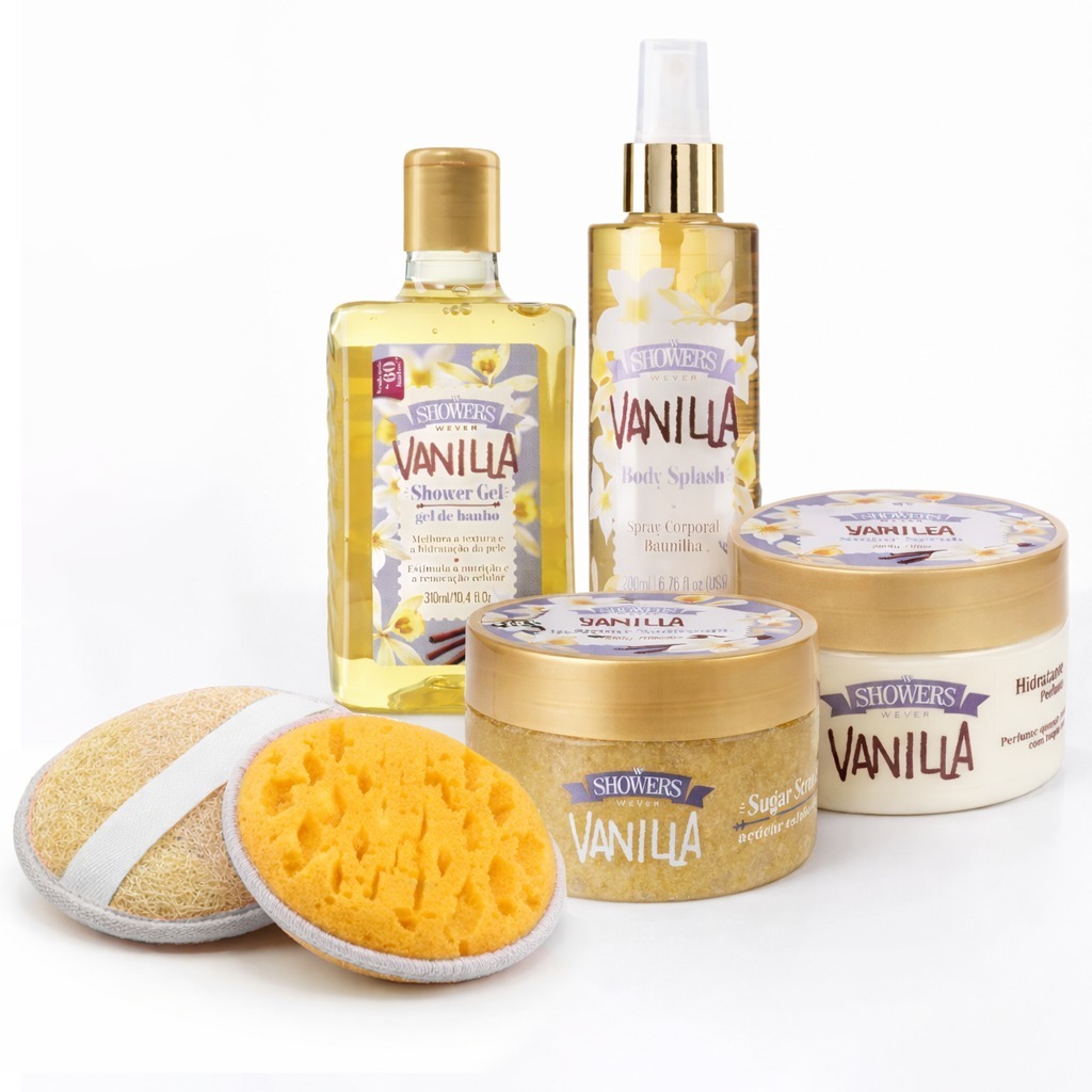 Kit Banho Completo Wever - 4 Produtos + Brinde - Vanilla em Oferta na Shopee