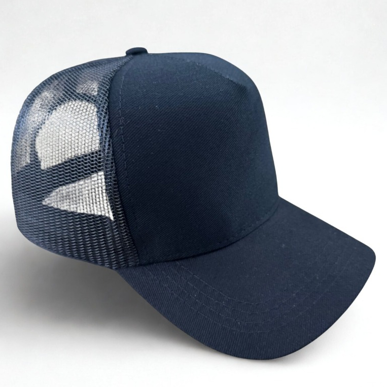 Kit 2 Bonés Trucker Tela Masculino Feminino Ajustável Aba Curva Liso Alta Qualidade — imagem 2 de 2