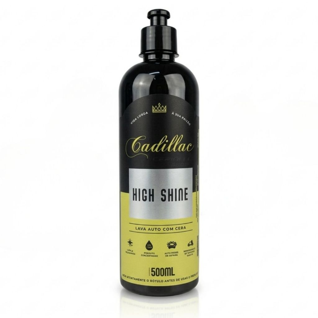 Shampoo Com Cera High Shine Cadillac Lava Auto C/ Cera 500ml