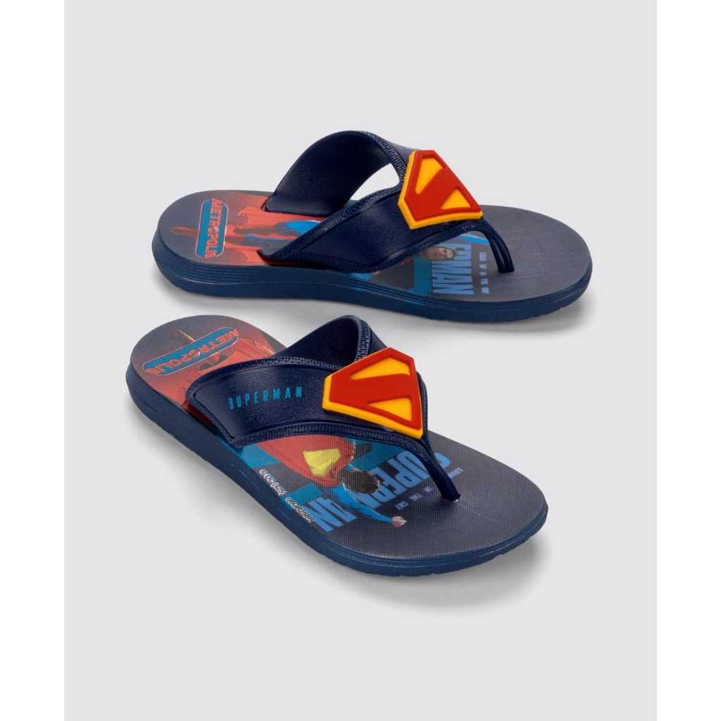 Chinelo de Dedo Infantil Masculino  Superman Legend Grendene Kids Original