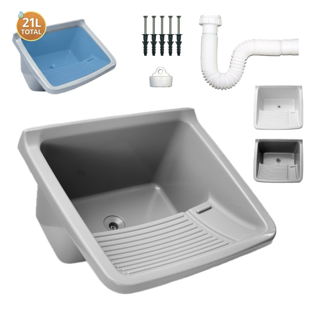 Tanque Completo com Ralo Tanquinho Lavar Roupas Pia Lavanderia em Oferta na Shopee