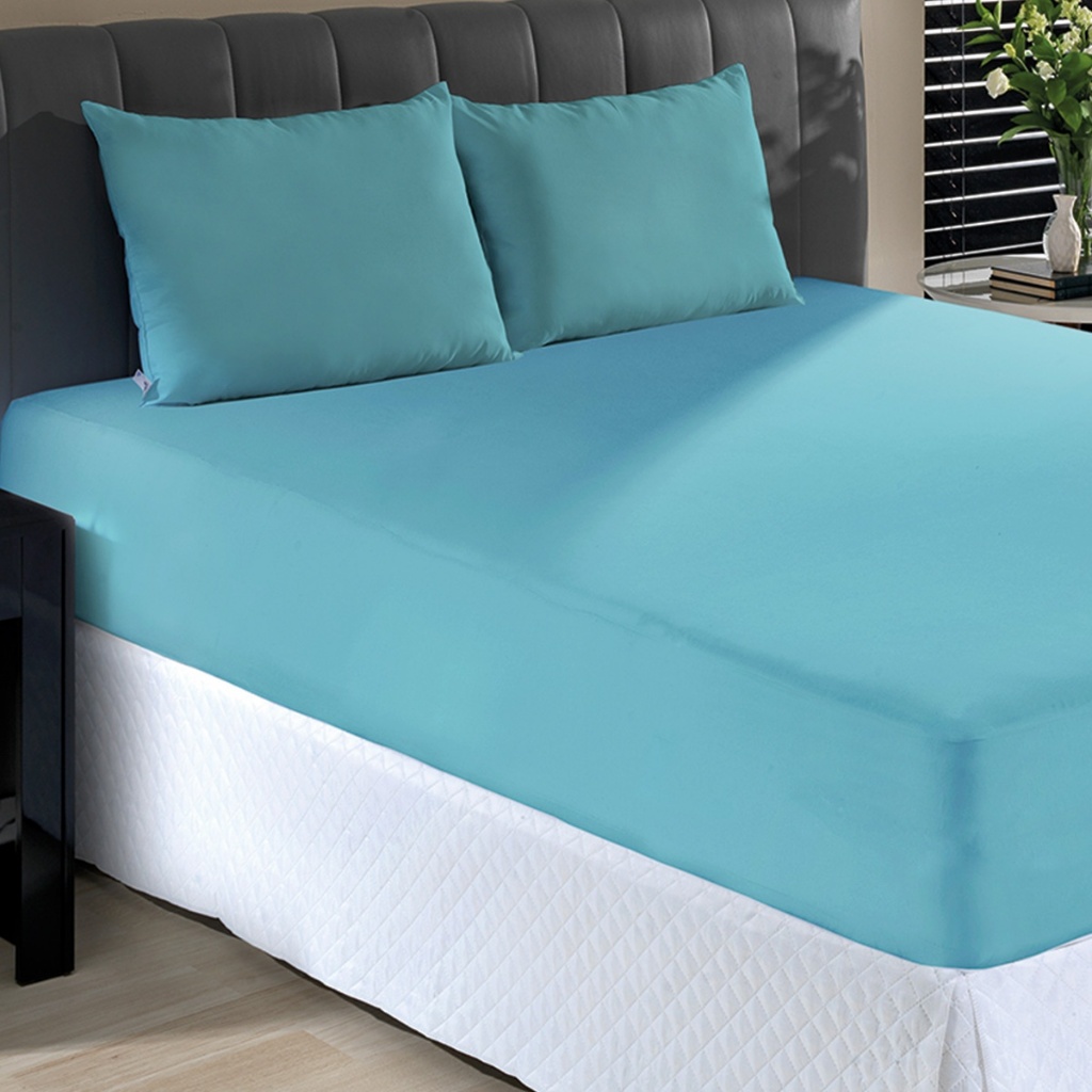 Jogo de Cama  2/3 Pçs Em Malha Solteiro/Casal/ Queen/King 100%Algodão—Edromania Slim em Oferta na Shopee