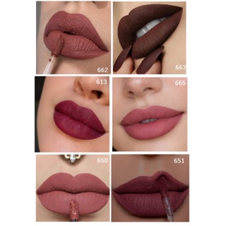 Batom Líquido Matte Max Love Longa Duração Matte Vinho Vermelho Marrom Nude Bordô Terroso Escolha os Tons em Oferta na Shopee