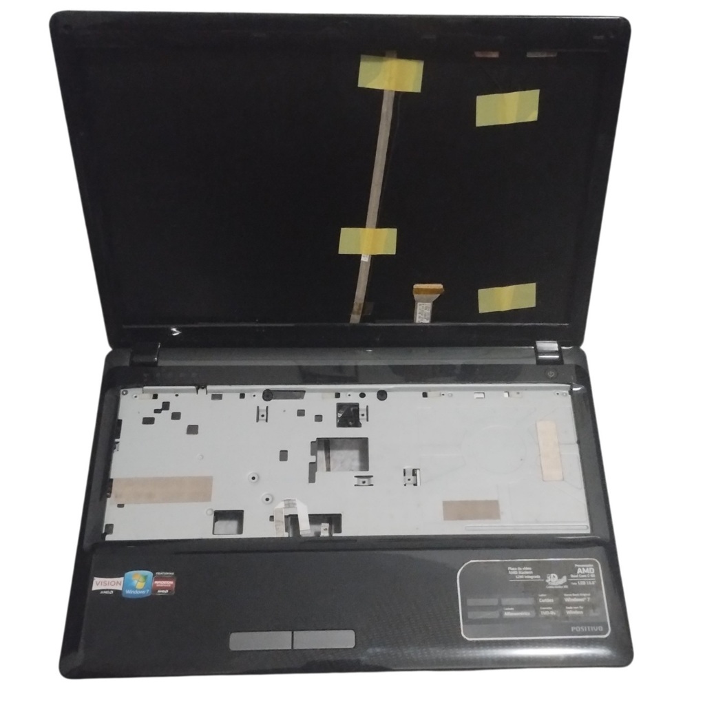 Sucata Carcaça Completa  Positivo Sim+ 2500 Flat LCD Dobradiças Cooler