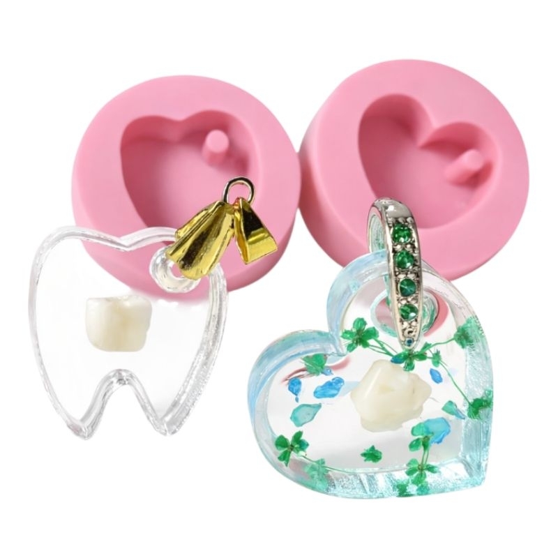 Kit Faça Você Mesma - Fada do Dente de Leite Modelo Dentinho ou Coração para Biojoia DNA em Oferta na Shopee