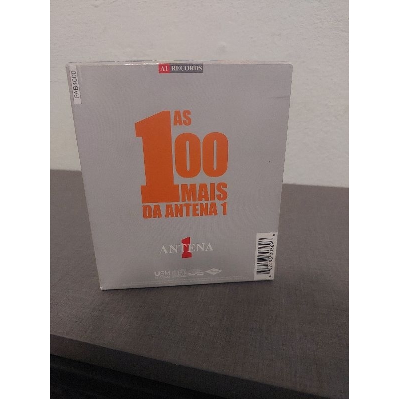 CD Box As 100 Mais Da Antena 1 Volume 1 Com 6 Discos Caixa Livreto A1 Records 2009 Pop Love Original