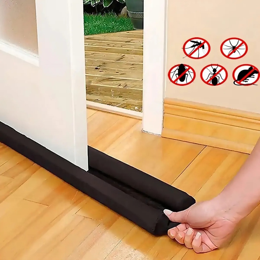 Kit 1/2/3/4 Protetor de Porta Impermeável Rolinho Ajustável