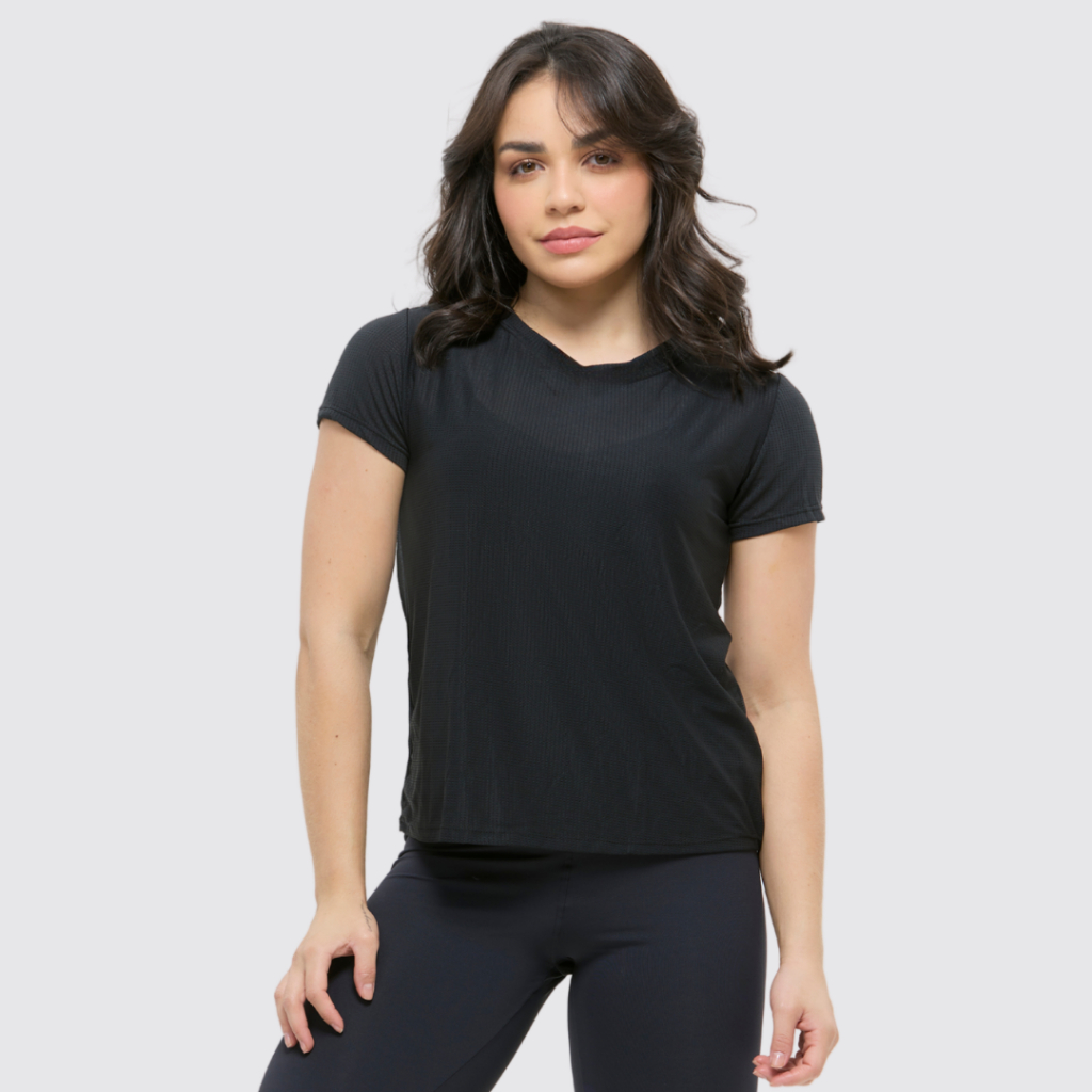 Blusa academia feminina camisa dry fit camiseta baby look fitness