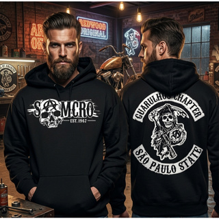 Blusa Moletom Sons Of Anarchy Samcro Moda Personalizado em Oferta na Shopee