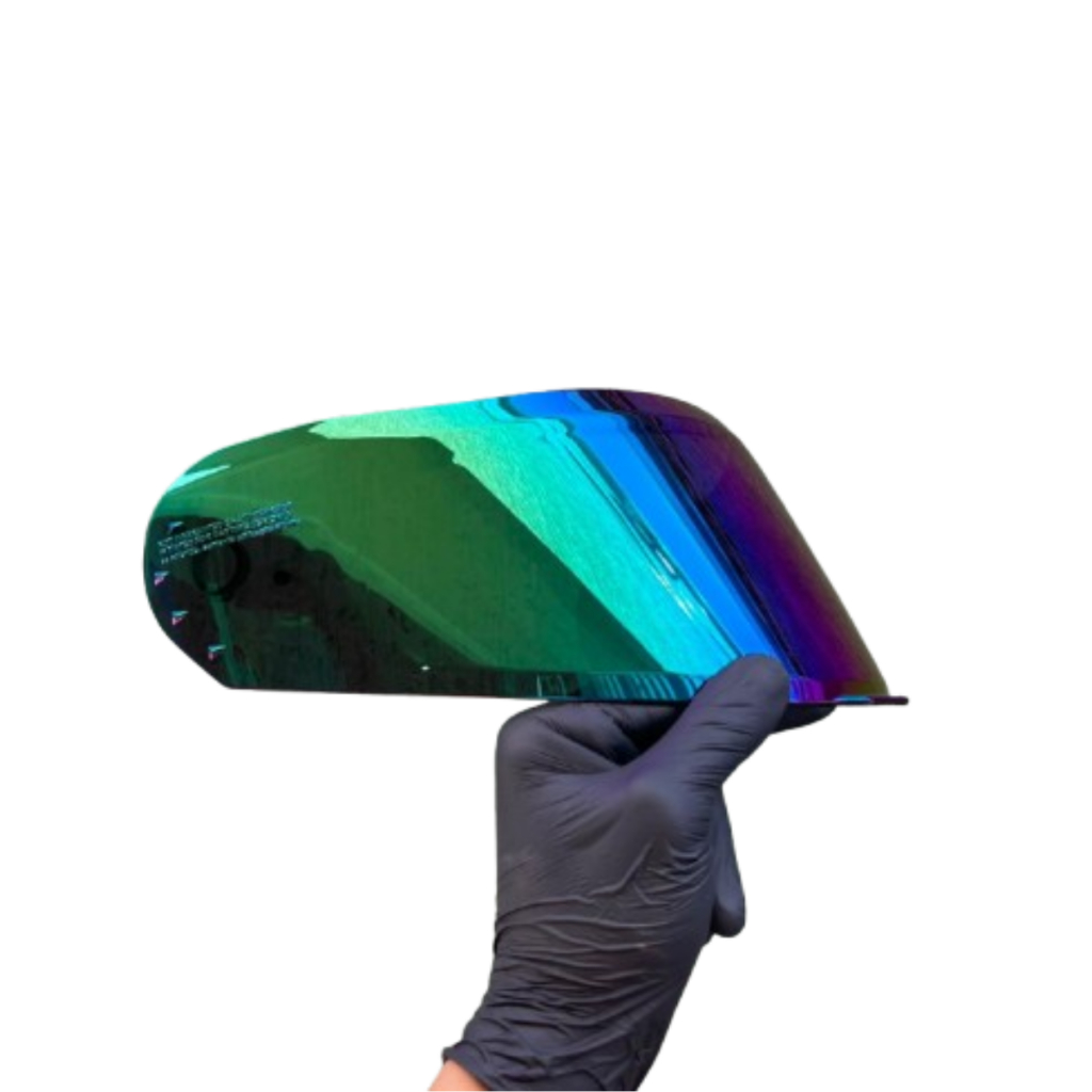 Viseira Camaleão Comp. c/ Capacete Helt modelo New Hippo 938 sem óculos interno Polivisor