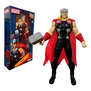 Boneco Thor Vingador Marvel Super Heróis Brinquedos Articulados 22 cm de Altura em Oferta na Shopee