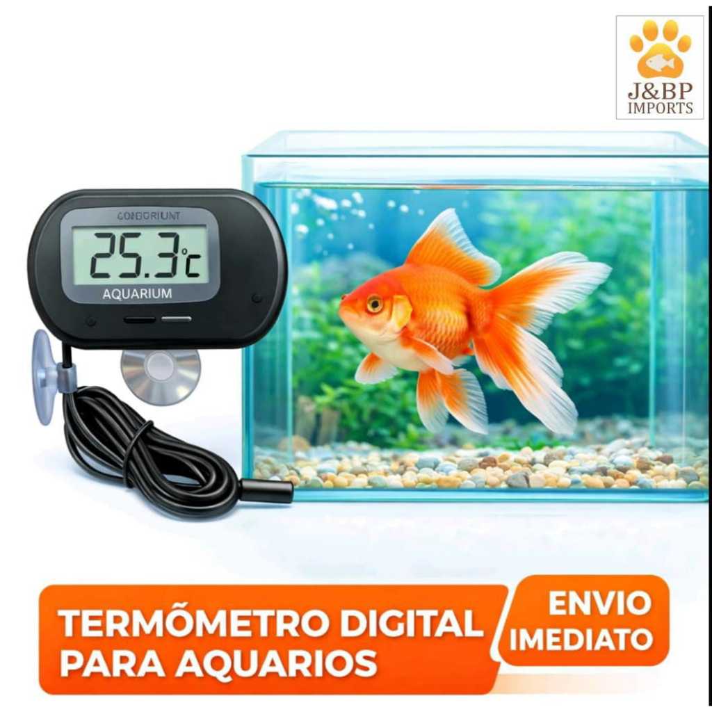 Termômetro Para Aquários,Estufas e Lagos Digital com Sonda-Distribuidor Oficial em Oferta na Shopee