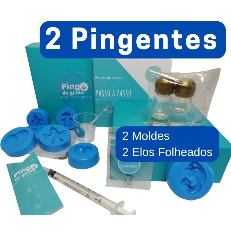 Pingente de Leite Materno Varios Modelos – 2 PINGENTES