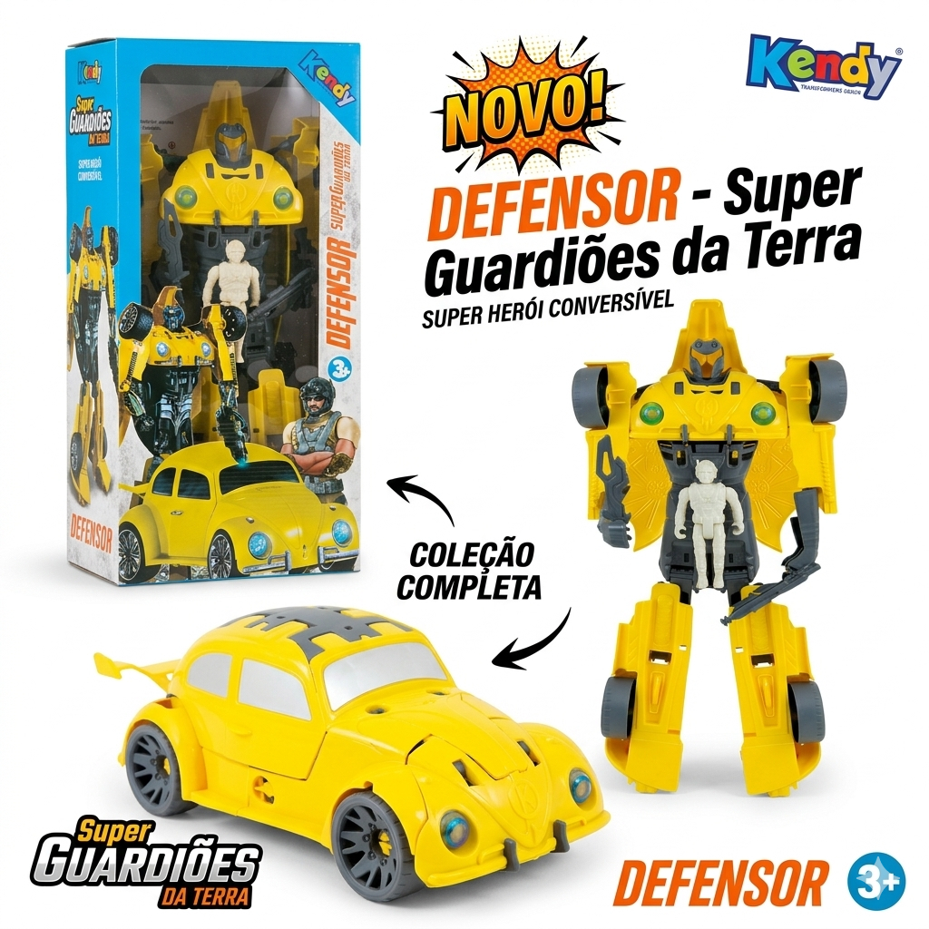Carrinho Robô Super Guardiões. Diversão de verdade com benefícios para o desenvolvimento infantil!