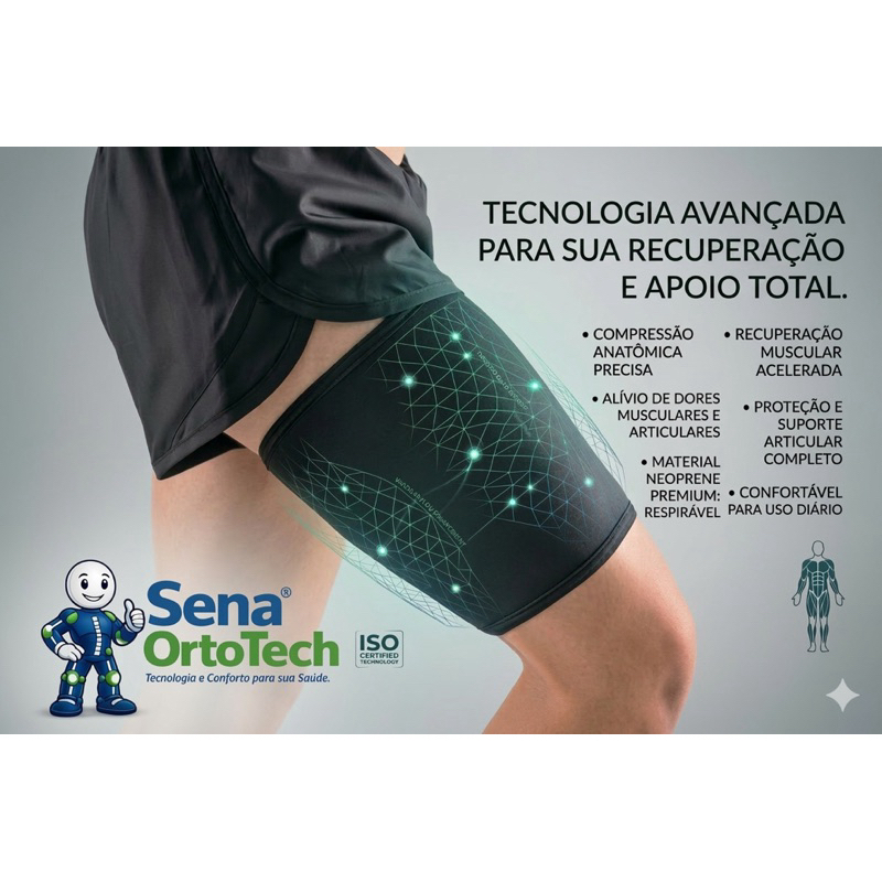 coxal de compreensão de neoprene