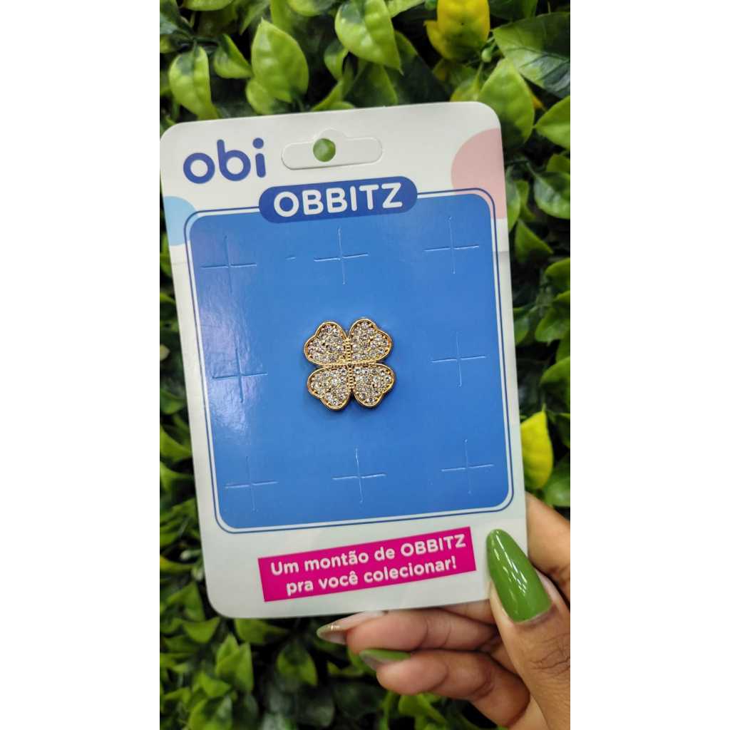 1 Cartela Com 4 Pins Personalizaveis Trevo Para Crocs e Bolsas Decoradas Fofas Obi Brasil