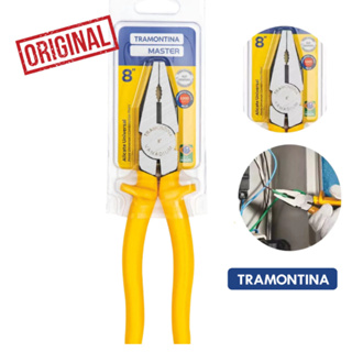 Alicate Isolado para Eletricista Tramontina 8 Pol. 1000V – Profissional, Cor Amarela, Normas NR10 em Oferta na Shopee