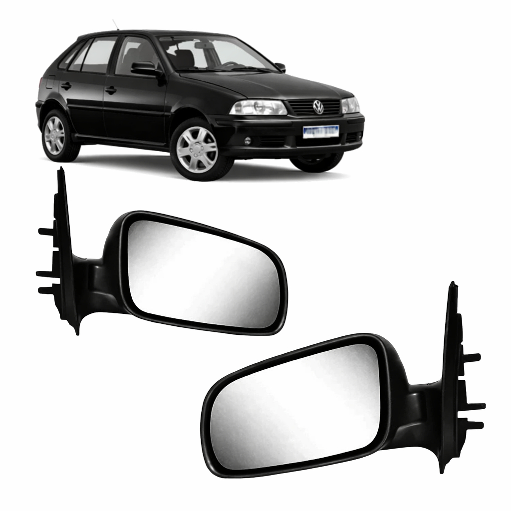 Retrovisor Gol G3 e G4 (1999 a 2014) 4 Portas Sem Controle – Disponível em Unidade ou Par