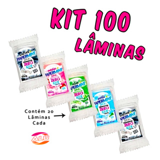 Display Kit 5 Papermint Zero Açúcar – 20 Lâminas cada em Oferta na Shopee