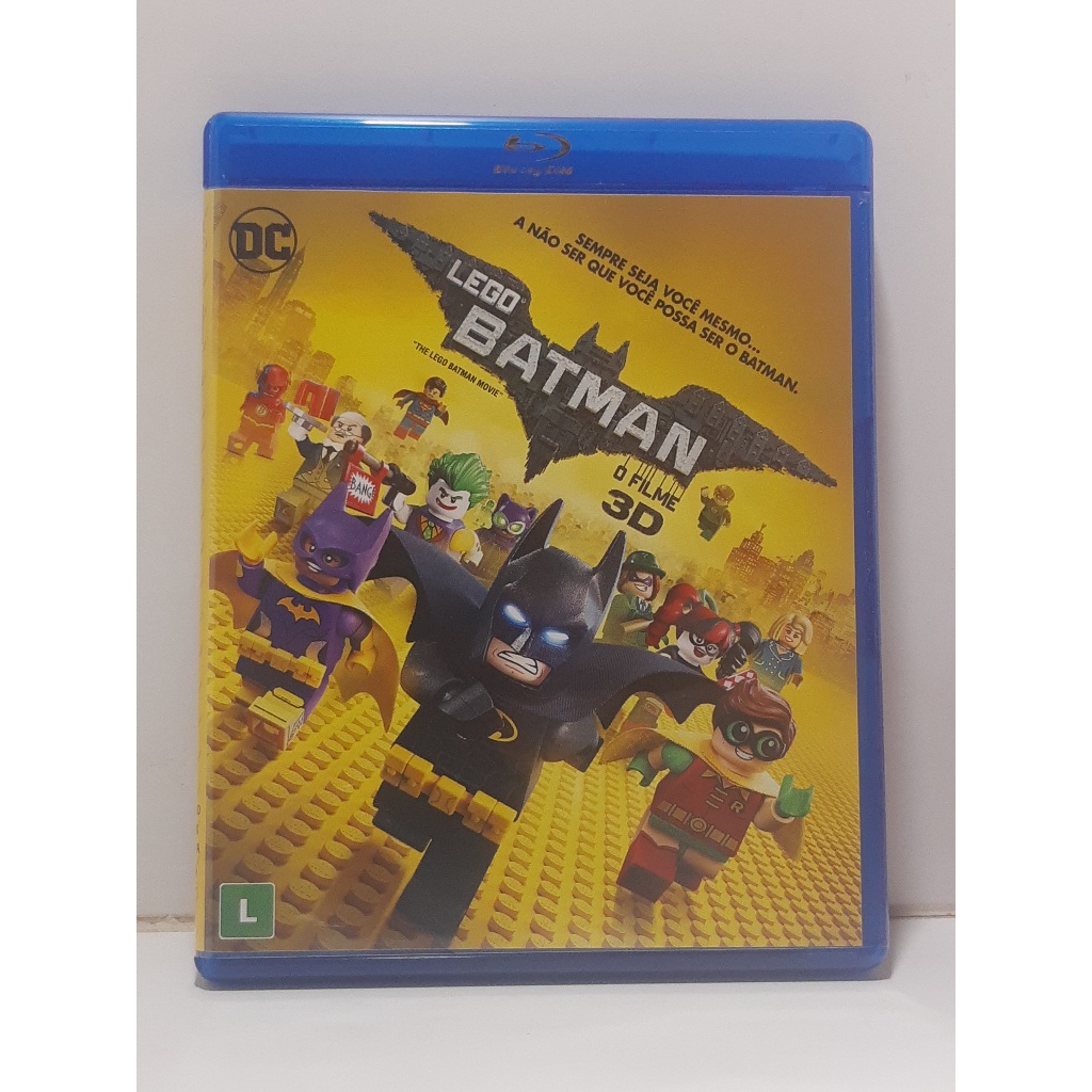 Bluray Lego Batman - o filme (2D+3D) (usado)