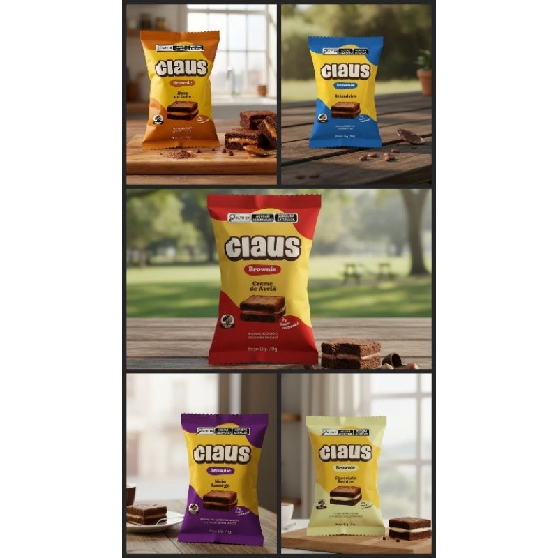 Kit degustação 2x brownies de cada sabor - caixa com 10 uni em Oferta na Shopee