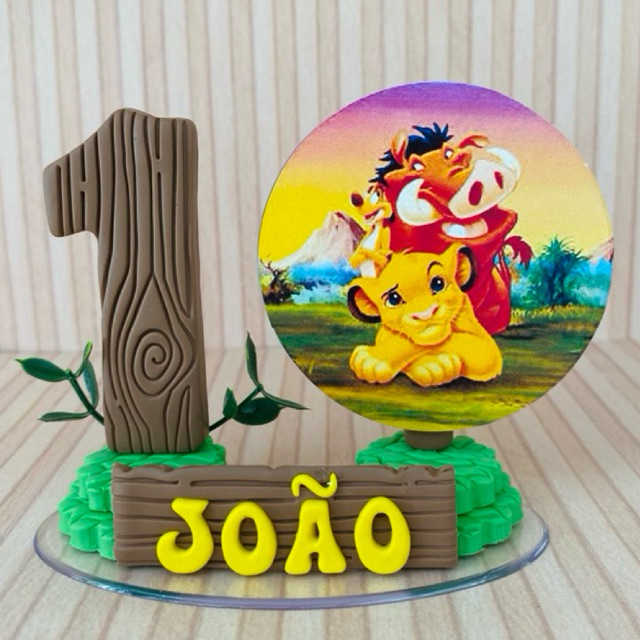 vela de aniversário rei leão / vela de aniversário simba / topo rei leão / topo simba, vela rei leão / vela simba
