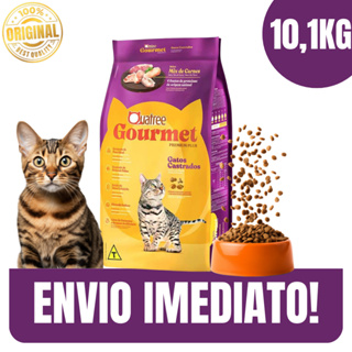 Ração Gatos Castrados Premium Plus Nuggets Recheados 4 Fontes de Proteína 10,1kg - Envio Imediato em Oferta na Shopee