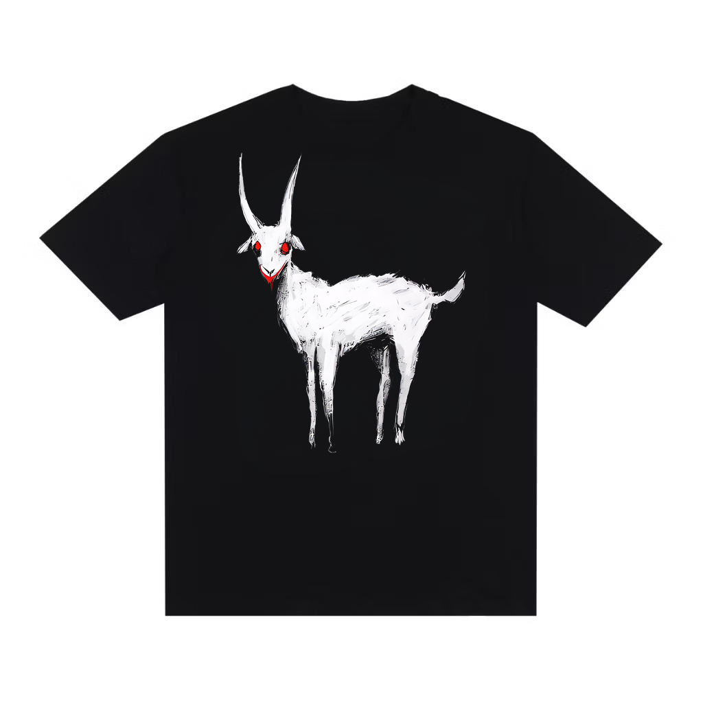 Camiseta Streetwear Gótica Y2K Alternativa Bode Estiloso Camisa Oversized Over Emo Rap Hip Hop Swag