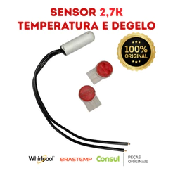 Sensor Temperatura Geladeira Brastemp/Consul 2,7k W10531315 Original