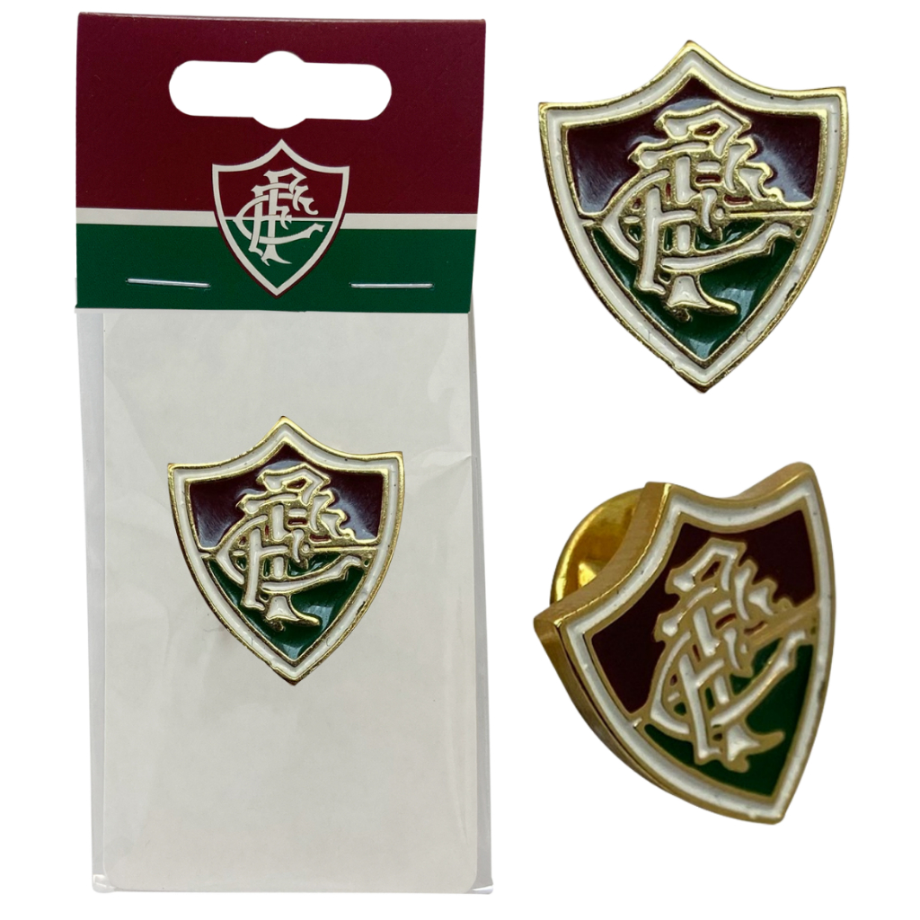 Broche Fluminense Metal Oficial Botton Boton Pin Escudo