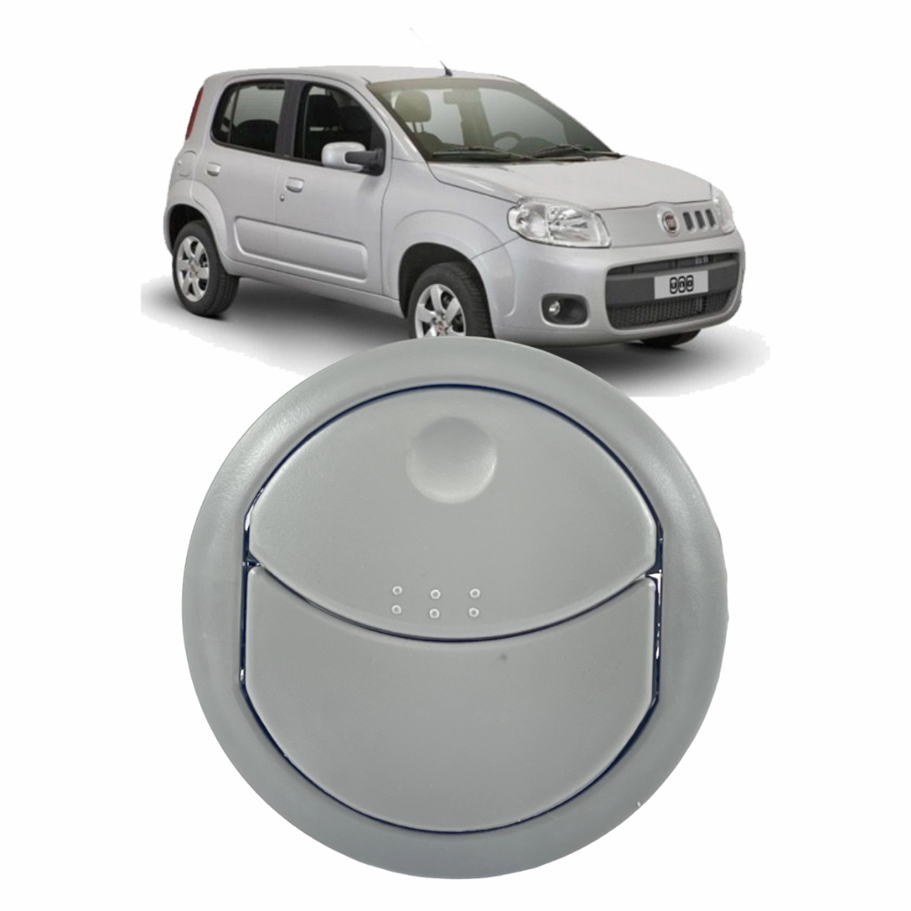 Difusor de Ar Lateral Uno 2010 até 14 e Fiorino 2013/... Cinza Claro em Oferta na Shopee