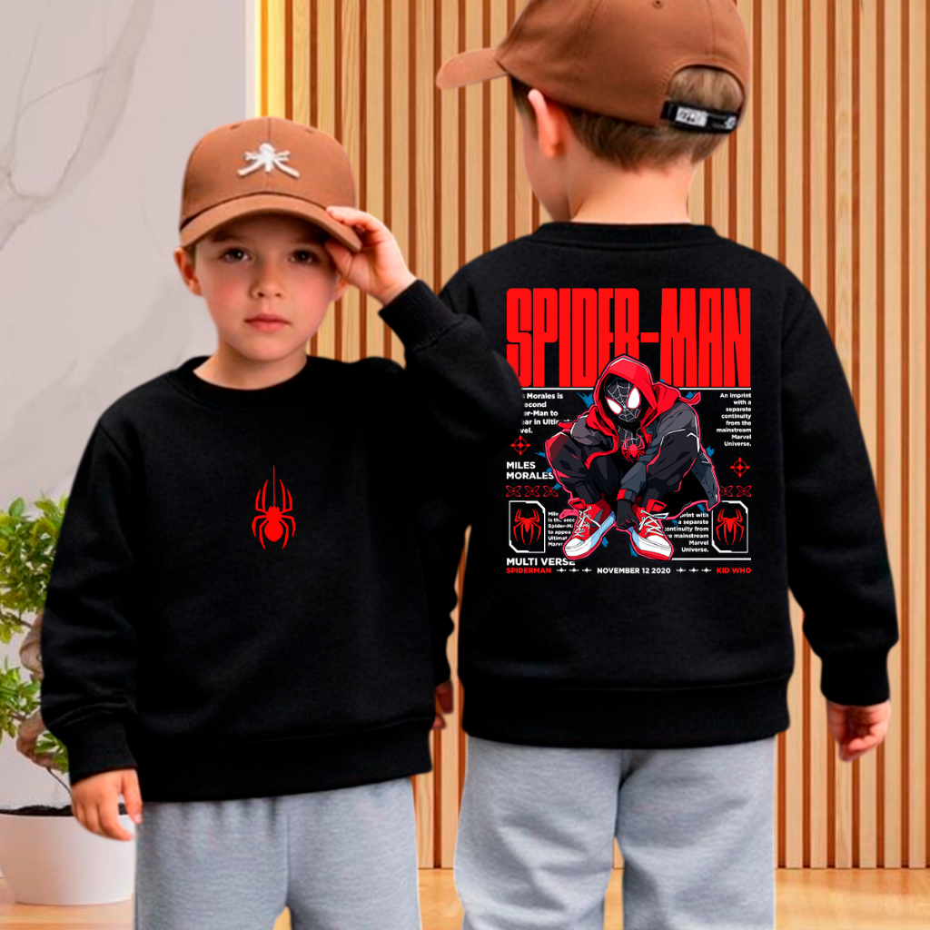 Moletom Infantil Homem Aranha Meninos Spider-man Flanelado