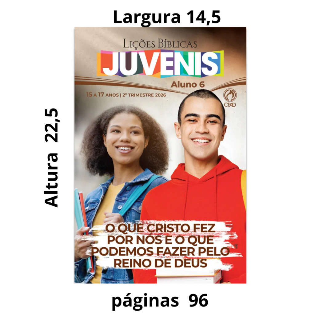 Revista Lições Bíblica Juvenis Professor 2º Trimestre 2026 · foto 2