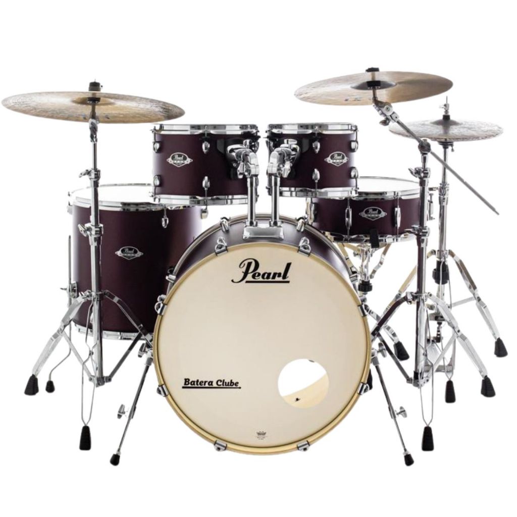 Bateria Acústica Pearl Export Series + Set Ferragens Pearl