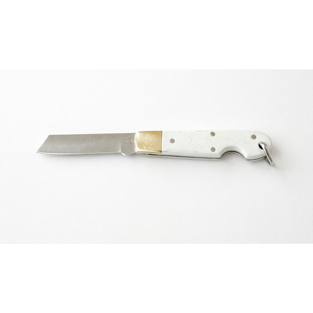 ZEBU BARRETOS CANIVETE Inox  Cabo Branco