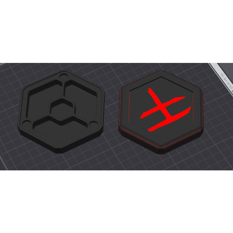 Porta Dados Ordem Paranormal – Sangue| Impressão 3D, Estojo Premium Hexagonal
