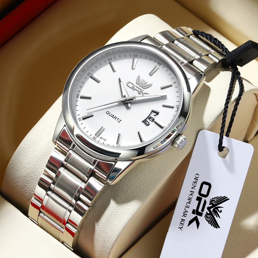 【‌com caixa‌】OPK 6010 Relógio Minimalista Casual Relógio de Luxo Aço Inoxidável 316 Relógio à Prova D'água 6003 8119