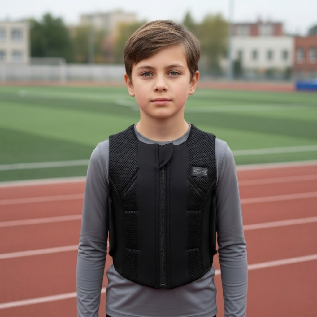 Colete Proteção Infantil Hipismo Equitação Instep Ajustável Leve Segurança Conforto Esportivo Elite