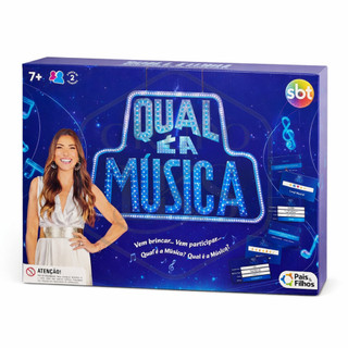 QUAL É A MÚSICA? O JOGO PERFEITO PRA REUNIR TODO MUNDO! JOGO DE TABULEIRO LANÇAMENTO PAIS E FILHOS