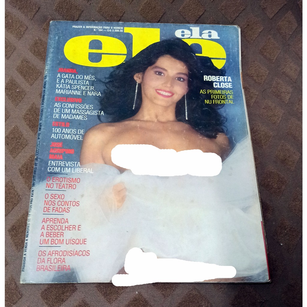 Revista Ele Ela - Setembro de 1988 - Roberta Close