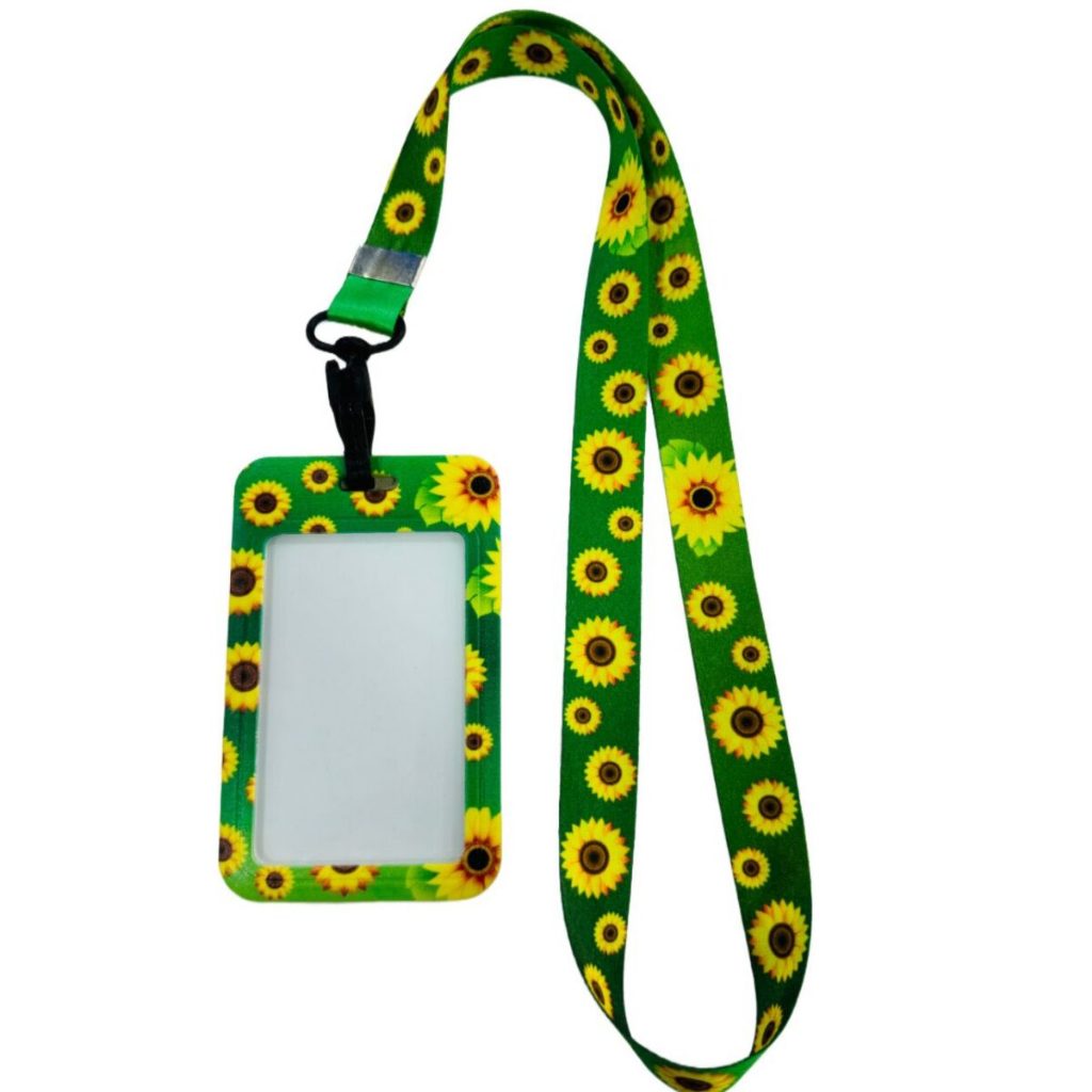 Cordão de Identificação Girassol Autismo com Crachá – Símbolo TEA, Inclusivo, Ajustável, Ideal para Uso Diário