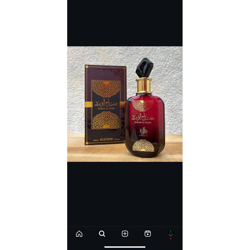 Perfume Feminino ÁRABES SABAH AL WARD 100ML Al Wataniah Eau de Parfum Edp Original