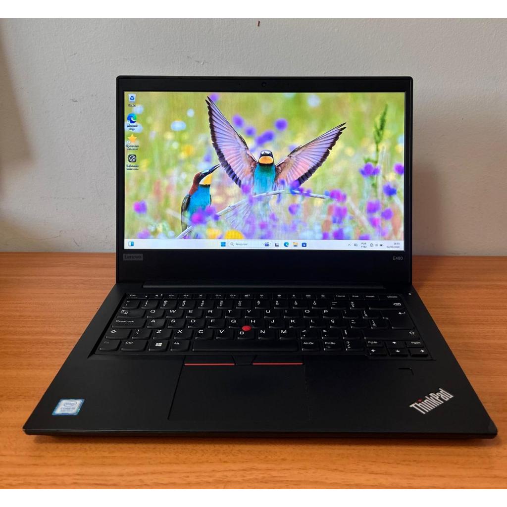 Notebook Lenovo ThinkPad E480 i5 8GB SSD 240GB Windows 11