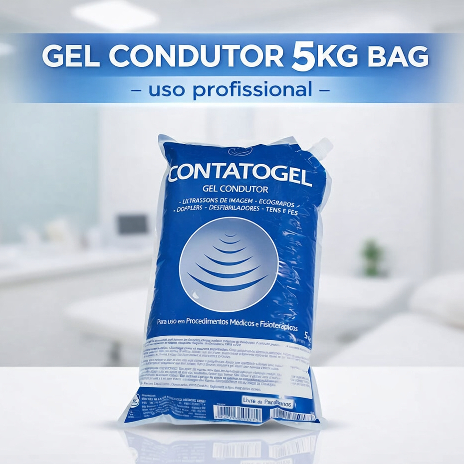 Gel Clinico Contato Condutor Ultrassom Incolor 5kg Bag RMC Tens Fes para Clínicas Hospitalar e Fisioterapia em Oferta na Shopee