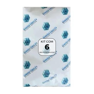 Gelo Gel Artificial Reutilizável Flexível de 120ml 06 unidades 14 cm x 9,0 cm em Oferta na Shopee