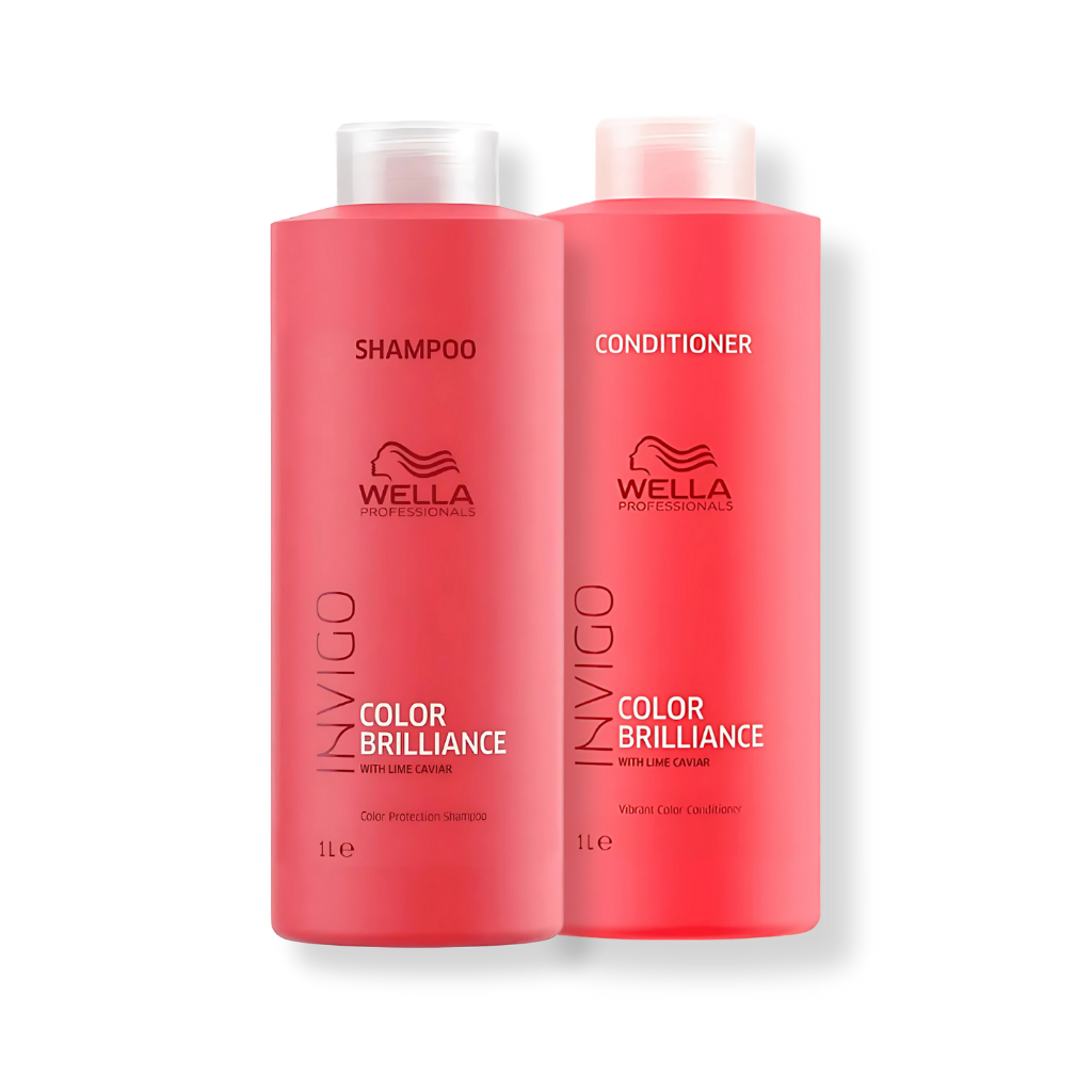 Kit Wella Professionals Invigo Color Brilliance Shampoo 1000ml + Condicionador 1000ml